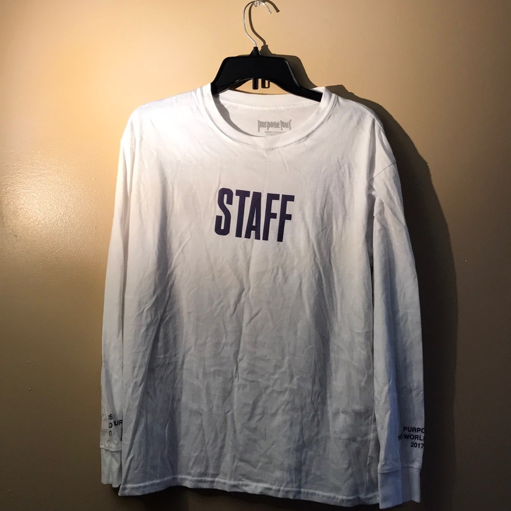 NEW Justin Bieber Purpose Tour Long Sleeve Shirt